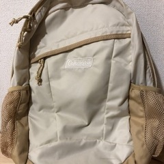 お話し中　ご返信不可　美品コールマン リュックサック　ベージュ