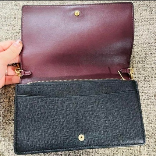 美品　COACH コーチ お財布ショルダーバッグ 2WAY