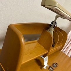 学習机の本棚（蛍光灯セット）（保護猫🐱地域ネコ😸用）の画像