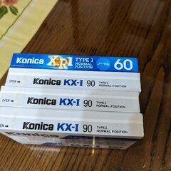 【再値下げ】コニカ・オディオカセットテープ4個