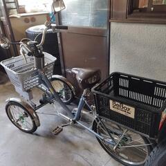 お値下げ　レア品　前2輪！　室内保管　パンクなし　自転車の画像