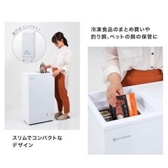 2021年製　41L　ALLEGiA(アレジア)　冷凍庫　の画像