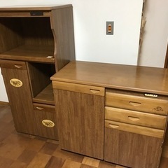 木製レンジ台2台　1台のみ可