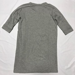 グリーンレーベルリラクシング　チュニック　ミニワンピース　グレー　F　中袖　五分丈　半袖　ストーンの画像
