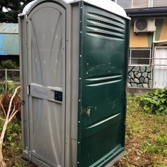 中古【仮設トイレ】FRP製屋外用仮設トイレ☆激安商品☆引取栃木
