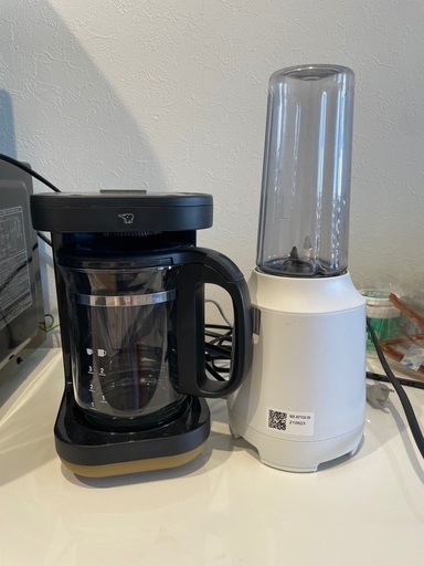美品  コーヒーメーカー、ミキサー
