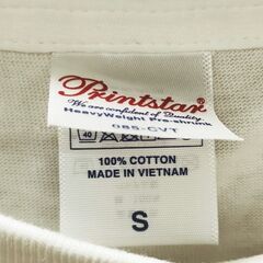 ★Sサイズ 5枚☆プリントスター無地オフ白Tシャツ差し上げます☆【ジャンク】【1枚あたりの価格100円にて】Printstar ★【現地引き取りのみ】の画像