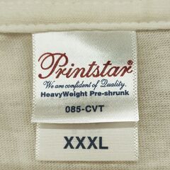 ★XXXLサイズ 2枚☆プリントスター無地オフ白Tシャツ差し上げます☆【ジャンク】【1枚あたりの価格100円にて】Printstar ★【現地引き取りのみ】の画像