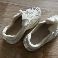 一度使用　スニーカーの画像