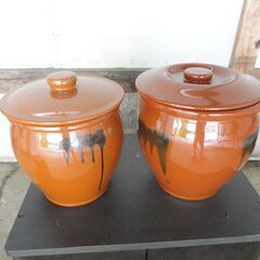 蓋つき瓶　大【美品】