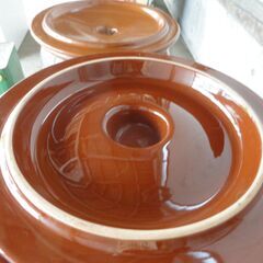 蓋つき瓶　大【美品】の画像