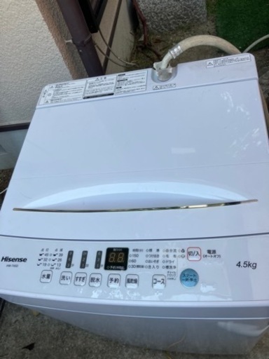 Hi Sense 4.5kg洗濯機　2021年