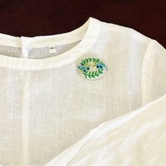 刺繍ブローチ教室講習会参加者募集しますの画像