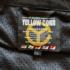 ジャケット　Lサイズ　バイク用　YELLOW CORN YB-3100 値下げ相談可の画像