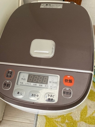 洗濯機、炊飯器、オーブンレンジ　3点セット