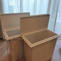 無印良品ゴミ箱　ポリプロピレンフタが選べるダストボックス・小（２０Ｌ袋用）の画像