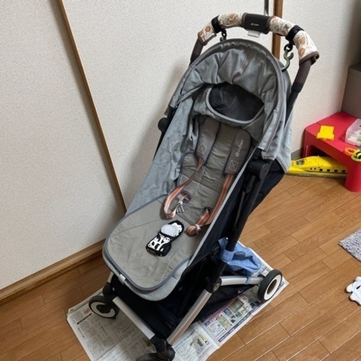 サイベックス　オルフェオ　グレー　ユーザー登録未、取説付　コンパクトベビーカー