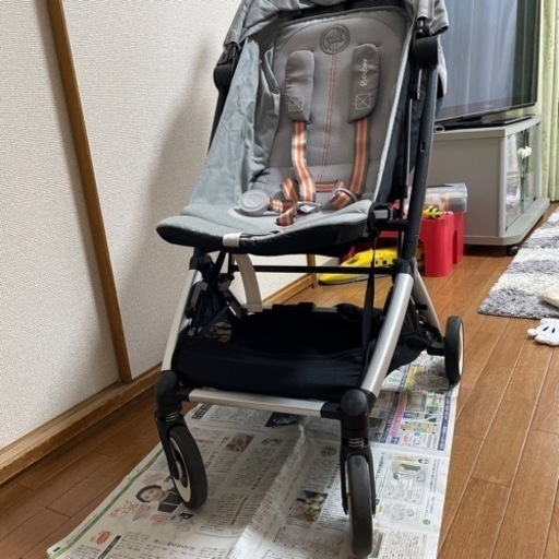 サイベックス　オルフェオ　グレー　ユーザー登録未、取説付　コンパクトベビーカー