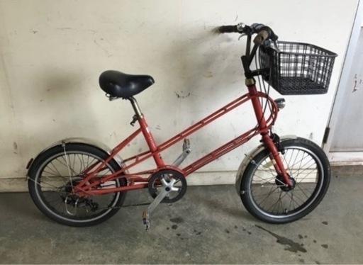 393★岐阜発　△EPONA/エポナ△20インチ/自転車/走行確認/7段変速/ギヤ確認/傷有り/サビ有り/防犯有り/現状品　R4.10/12★