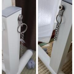 【ジャンク】ニトリ シングル 折りたたみ桐すのこパイプベッド(BLNC)の画像