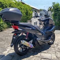 ホンダ PCX125 JF56 純正リヤボックス･GIVIロングスクリーン付きの画像