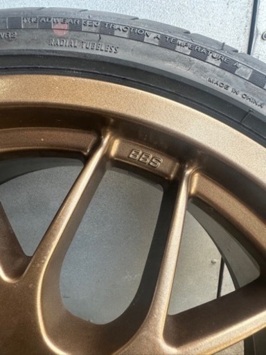 BBS18インチ美品2本セットタイヤほぼ新品