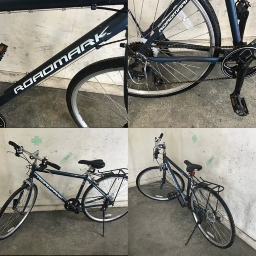 396★岐阜発　ロードマーク△ROADMARK/RB700/クロスバイク/自転車/7段変速/走行確認/防犯有り/傷サビ汚れ有り/現状品　R5.9/1★a