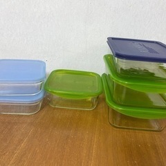 (取引中)
ガラス　タッパー　保存容器の画像