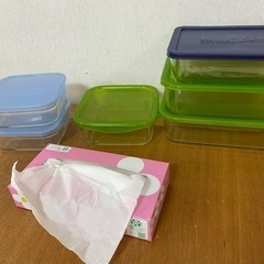 (取引中)
ガラス　タッパー　保存容器の画像