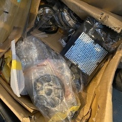 ジャイロ　キャノピーのエンジンと部品の画像