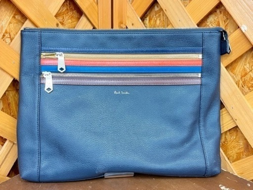 【愛品館江戸川店】ポールスミスバッグ シグネチャージップストライプ 2WAYクラッチ 873281 N482 ID107-049819-007