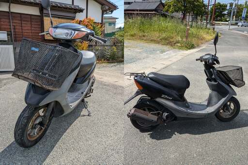 原付バイク　ホンダ　ディオ　DIO　AF34　2ST