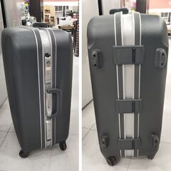 キャリーケース 幅47㎝×高65㎝×厚み28cm グレー系  スーツケース 旅行カバン 日本製 カギ付 ProtecA 苫小牧西店の画像