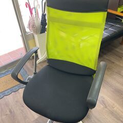 【無料】家具 オフィス用イス　家具 いす　回転椅子（グリーン）