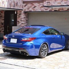 検査6年8月RC F V8 477PS サンルーフ/セミアニリン本革ハイバックスポーツシート/レーダークルーズ/BSM/ブレンボ/ナビ/地デジ/バックカメラの画像