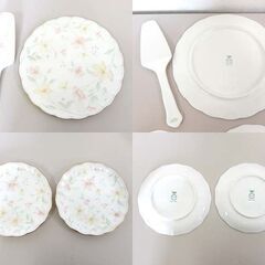 NARUMI BONE CHINA パステルガーデン カップ＆ソーサー ケーキ皿 プレート ボール 9点セット ナルミ 食器 札幌市 屯田店の画像
