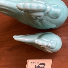 親子酉の置物 干支シリーズの画像