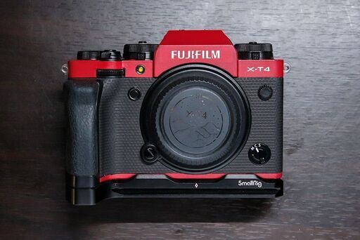 富士フイルム FUJIFILM X-T4 カスタム オマケ付 赤　①