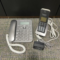 パナソニック固定電話機 コードレス子機付き
