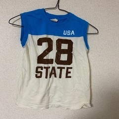 #3286 130cm タンクトップ　ノースリーブ　28 USA...