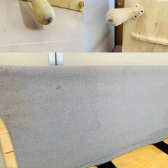 NATURAL SIGNATURE 2人掛けソファ 天然木 ファブリック の画像