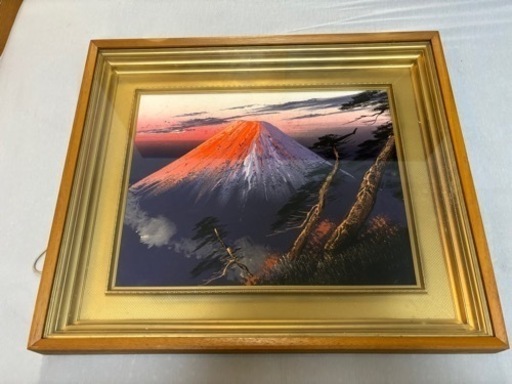 絵画　赤富士?️
