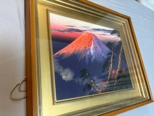 絵画　赤富士?️