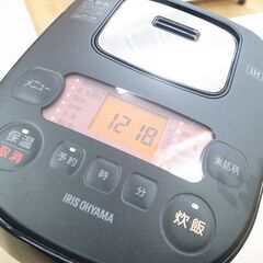 59/606 アイリスオーヤマ 銘柄炊きIH炊飯ジャー3合炊きB...