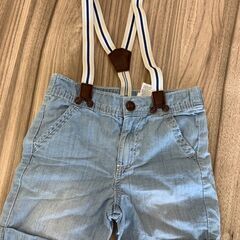 【baby Bgosh】ハーフパンツ　サスペンダー付き　サイズ3T