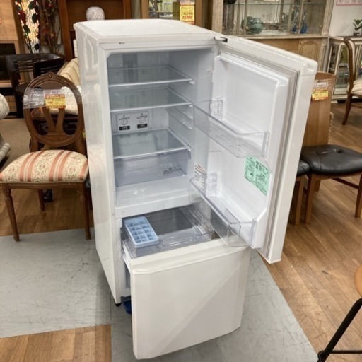 S721 ⭐ MITSUBISHI 2ドア冷蔵庫（146L 右開き）18年製 MR-P15EC ⭐ 動作確認済 ⭐ クリーニング済