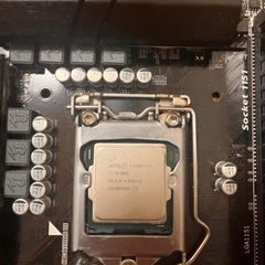 ATXマザーボード + intel 6700k + メモリ8gb 4枚の画像