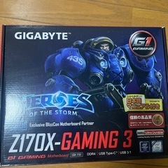 ATXマザーボード + intel 6700k + メモリ8gb 4枚の画像