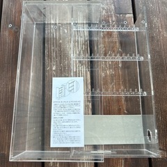 （調整中）アクリル　ネックレス•ピアス　スタンド【無印良品】