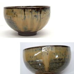 未使用品 茶道具 小岱焼 近重治太郎 茶碗 11.5×7cm 箱付き　熊本 肥後 小代 ☆ PayPay(ペイペイ)決済可能 ☆ 札幌市 豊平区 平岸 平岸店の画像